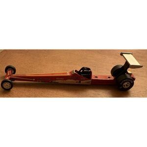 JOHNNY LIGHTNING #7760 RED BELL JEB ALLEN DIE CAST RACING QUARTER‎ DRAGSTER